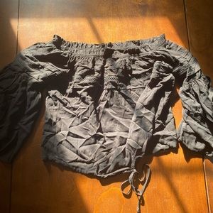 Women’s Black Off the Shoulder F21 Top